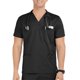 thumbnail image 2 of Hombres Tops Manga corta con cuello en V Tops Uniforme de trabajo Color sólido con bolsillos Blusa Pompotops  oipoqjl34068, 2 of 8