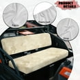 thumbnail image 4 of Yuyamidu Beige Camo UTV Seat Cover Bench Seat Covers 4 Wheeler Accessories Compatible with Kawasaki Mule 3000 3010 3020 4000 4010 (2001-2023 2025), 4 of 7