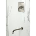thumbnail image 3 of Kingston Brass KB6348NDLTO NuvoFusion Single-Handle Pressure Balanced Tub Faucet in Brushed Nickel, 3 of 7