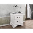 thumbnail image 2 of Coaster  Furniture Louis Philippe White 2-drawer Wooden Nightstand, 2 of 5