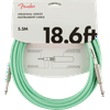 Genuine Fender 18.6' Original Series Instrument Cable - Surf Green #0990520058