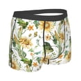 thumbnail image 3 of Kll Watercolor Bright Sunflowers Men'S Cotton Boxer Briefs Underwear-Medium, 3 of 9