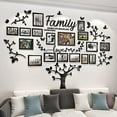 thumbnail image 2 of Goowood Acrylic 3D Family Tree Wall Decals Photo Frame Collage Elegant Modern Art Home Decor Stickers Living Room Bedroom TV Background Removable Reusable, 2 of 3