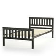 thumbnail image 3 of Kadyn Twin Bed Frames, Wood Platform Mattress Foundation with Slat Support, No Box Spring Needed Platform Bed with Headboard, Easy Assembly, 3 of 4