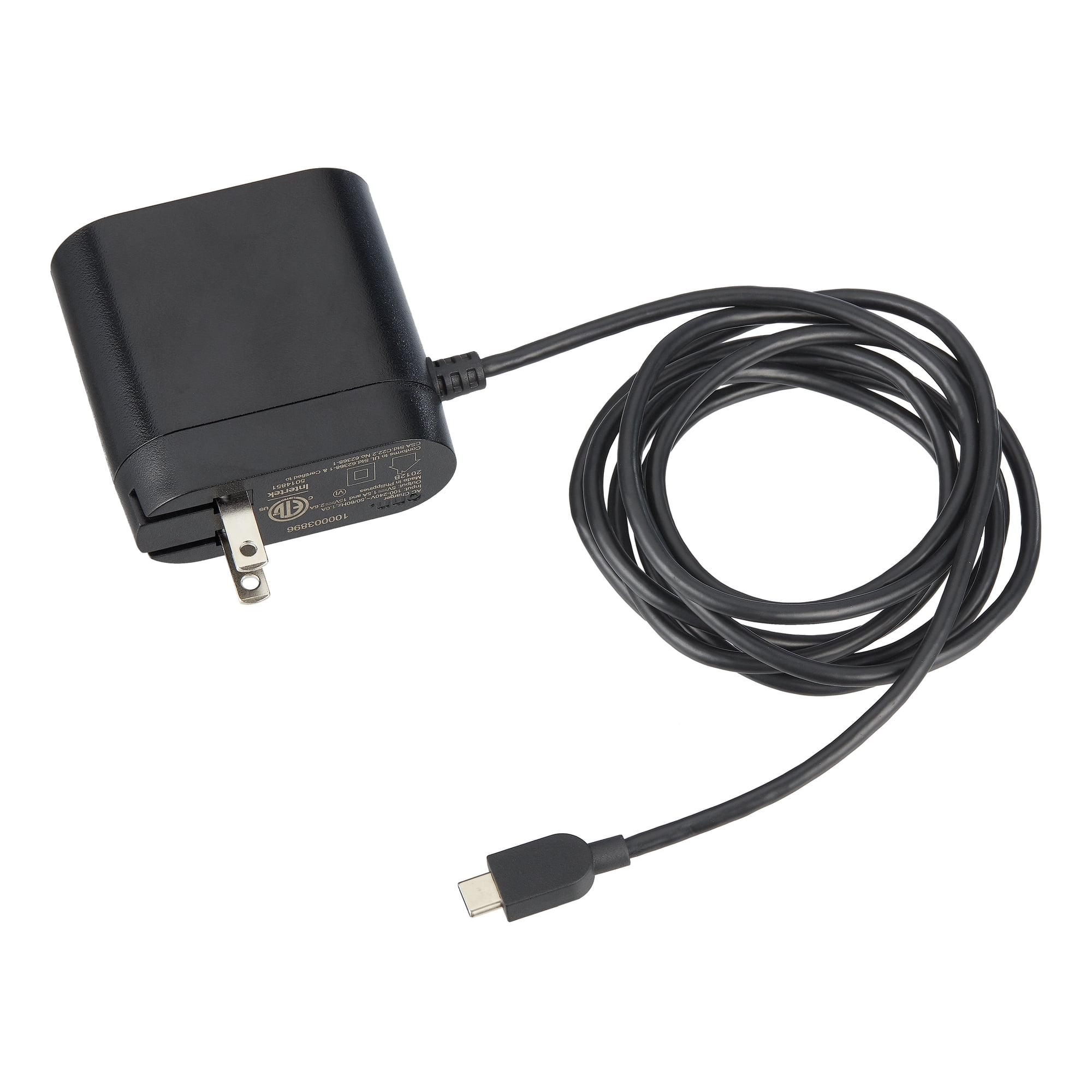 onn AC Power Adapter for Nintendo Switch & Switch, 6ft, Lite, Black