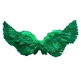 thumbnail image 4 of Multicolor Carnival Angel Feather Floating Wings Mardi Gras Feather Fairy Wings with Elastic Straps Masquerade Party Supply Photo Props for Gifts Favors Birthday Wedding(A,25.59x13.77 Inch), 4 of 4
