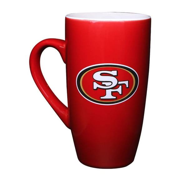 Taza De Cerámica Importada NFL Oficial 500ml San Francisco 49ers Rojo