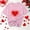 Pink, variant on FDGIU Women's Love Heart Graphic Tee - V-Neck Valentine T-Shirt Comfy Casual Blouse Gift