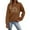 Brown, variant on Luwomo Womens Sweatshirts Christmas Long Sleeve Cartoon Graphic Printed Crew Neck Loose Fit Pullover Tops,Beige,L