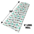 thumbnail image 4 of Cool Penguin Hipster with Coffee Premium Gift Wrap Wrapping Paper Roll, 4 of 4