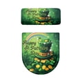 thumbnail image 5 of HELLHERO Lucky Hat Coin Pattern 2 Pack Toilet Seat Covers Adjustable Polyester, Fits All Toilet Shapes, Bathroom Home Comfort, 5 of 8