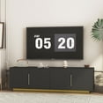 thumbnail image 5 of Aukfa LED TV Stand for TVs up to 75",Modern TV Cabinet Entertainment Center W/16-Color Lights for Living Room & Bedroom,Black, 5 of 6