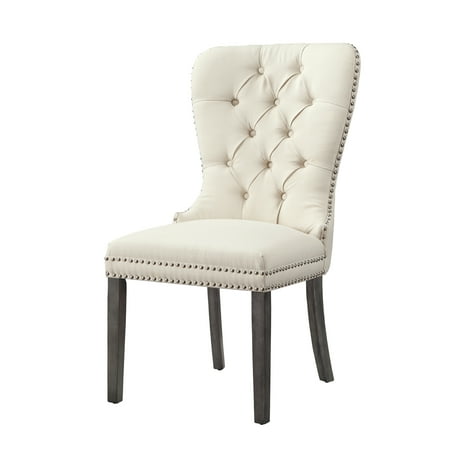Inspired Home Gregor Linen Dining Chair, Dining Room Chairs With Handles On Back