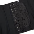 thumbnail image 4 of Womens Bustier Corset Top Overbust Corset For Women Lace Up Corset Tops For Women Black XS, 4 of 4