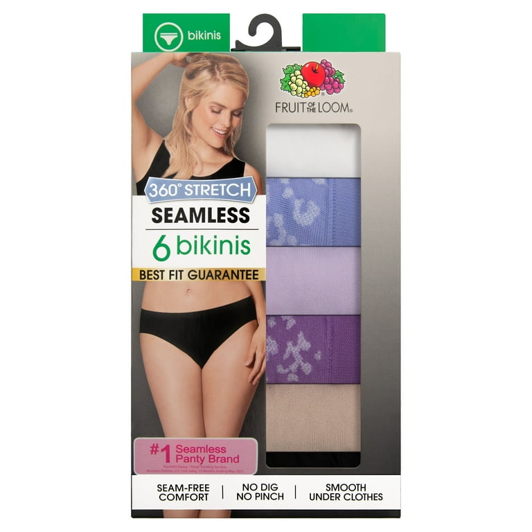Women's Fruit of the Loom® 3-pack Signature Seamless Bikini Panty