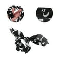 thumbnail image 3 of Unique Bargains 1 Pc Tie Triangle Letter Ribbon Scrunchies for Home Black White, 3 of 6