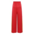 thumbnail image 6 of JanJean Women's Lyrical Praise Dance Pants Wide-leg Worship Liturgical Costume Choir Celebration of Red S, 6 of 7