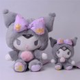 thumbnail image 1 of Lindos juguetes de peluche personalizados Sanrio Kuromi, juguetes de peluche, Cinnamoroll Sanrio, almohada con melodía de felpa, bolsa de gato, almohada de felpa de Anime para niños, 1 of 4