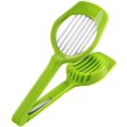 thumbnail image 1 of Heytea Trancheuse d'Ufs Portative, Gadgets de Cuisine pour Uf Dur, Champignon, Fruit, Fraise (1Pcs Vert), 1 of 5