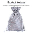 thumbnail image 3 of Workhe Christmas Candy Bag Drawstring Cookie Snacks Wrapping Packing Drawstring Gift Bag Pouch Xmas Printed Party Gift M, 3 of 9