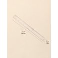 thumbnail image 3 of 1pc 30cm Scale Transparent Ruler, Drawing Tool For Students Learning Math And Drawing, 3 of 5