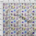thumbnail image 3 of oneOone Cotton Flex Off White Fabric Floral Sewing Craft Projects Fabric Prints By Yard 40 Inch Wide, 3 of 4