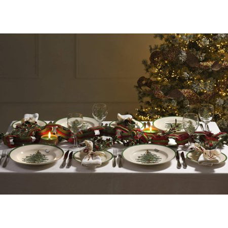 Holiday Party Supplies Christmas Candy Dishe Dip Bowl Set ~ 4-Pc Ceramic Christmas Dishes Christmas Tree