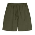thumbnail image 5 of Kcolen Mens Workout Shorts Men's Baggy Sweat Shorts Relaxed Fit Elastic Waist Streetwear Summer Drawstring Casual Shorts, 5 of 7