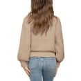 thumbnail image 2 of Sherrylily Girls Mock Neck Pullover Sweaters Long Sleeve Knit Jumper Spring Casual Tops, 2 of 3