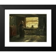thumbnail image 2 of Johan Hendrik Weissenbruch 24x19 Black Modern Framed Museum Art Print Titled - Boereninterieurie (1870 - 1903), 2 of 5
