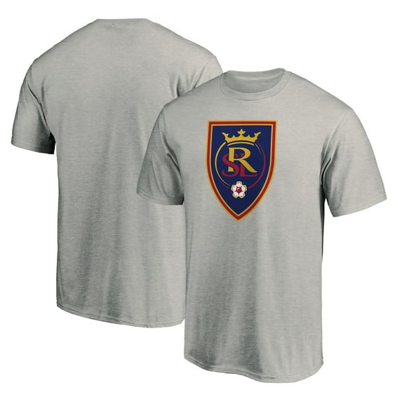Men's Heathered Gray Real Salt Lake Logo T-Shirt