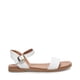 thumbnail image 2 of Sandalia Steve Madden Dina de piel blanca para mujer, talla 6.5, 2 of 8