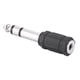 thumbnail image 1 of Adaptador de audio EOTVIA 2 piezas 6.5 mm macho a 3.5 mm hembra Negro 5.3x1.1 cm, 1 of 7