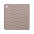 thumbnail image 1 of facefd Heats Insulation Table Mat Dish Plate Pot Pad Square Coaster Nonslip Placemat Desk Countertop Protector Kitchen Draining Champagne, 1 of 5