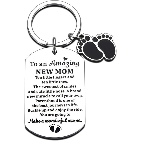 New Mom Gifts for Postpartum Women, Gender Reveal Ideas, Mother's Day Gifts for Expectant Moms, Pregnancy Announcements for Wives, Maternity Gift Ideas, Mom Gift Keychains for First Time Moms