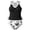 Black, variant on Teen Girl Tankini Swimsuits Two Piece Set, Cute Bathing Suits for Juniors Summer Beach Swimwear Black,15-16 Years