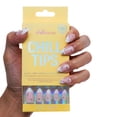 thumbnail image 2 of Chillhouse Chill Tips - French Press On Nails, Veil Drip, Almond Medium, White and Beige, 30 Fake Nails, 2 of 10