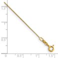 thumbnail image 2 of 14k Solid Yellow Gold 0.5mm Box Chain Necklace 16 Inch Chain Necklace for Women and Men - 1.2 Grams, 2 of 2