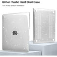 thumbnail image 5 of MOSISO Compatible with MacBook Pro 13 inch Case M2 2025, 2024, 2023-2016 A2338 M1 A2251 A2289 A2159 A1989 A1708 A1706, Glitter Sparkly Plastic Hard Shell&Keyboard Cover&Screen Protector, 5 of 8