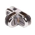 thumbnail image 1 of Chrome 3-Way Metal Glass Diplay Connector by GordonGlass, 1 of 2