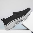 thumbnail image 3 of Men's Breathable Mesh Slip-On Walking Shoes, Lightweight No-Tie Casual Sneakers with Cushioned Thick Sole, Comfortable Footwear for Seniors, Travel, and Everyday Wear, 3 of 10