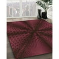 thumbnail image 3 of Ahgly Company Machine Washable Indoor Rectangle Transitional Brown Red Area Rugs, 8' x 12', 3 of 7