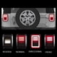 thumbnail image 1 of JUEGO CALAVERAS JEEP WRANGLER 07-18 5 LINEAS LED REFLEJANTE ROJO PARA AÑO: 2007, 1 of 1