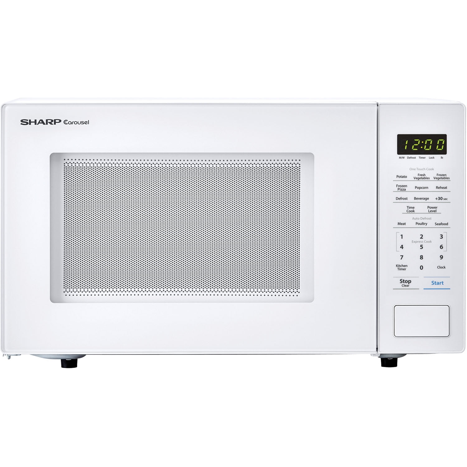 Sharp SMC1132CS 21" Wide 1.1 Cu. Ft. 1000 Watt Countertop Microwave