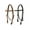 Medium, variant on Showman Argentina Cow Leather Buckstitch Headstall