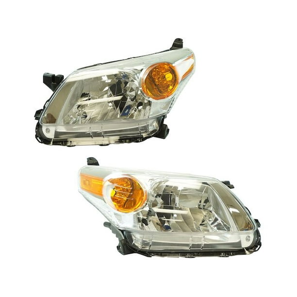 Headlight Assembly Set of 2 Compatible with 2008 2012 Scion XD 2009