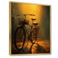 thumbnail image 2 of Designart "Atmospheric Rides on a Bicycle III" Bicycle Floater Framed Canvas Art Print, 2 of 7