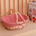 thumbnail image 3 of Large Multipurpose Handwoven Water Hyacinth Wicker Basket, Ideal for Organizing and Storing Towels Outdoors, and for Bedroom Use, Living Room, Bathroom, and Laundry Room, 3 of 8