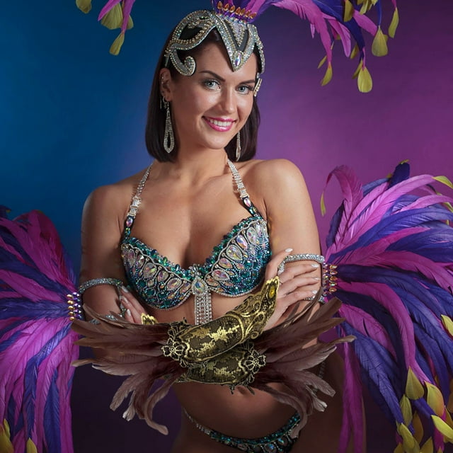 Gants à Plumes Style Gothique pour Femmes Creusés Dentelle Dorée Gants de Carnaval
