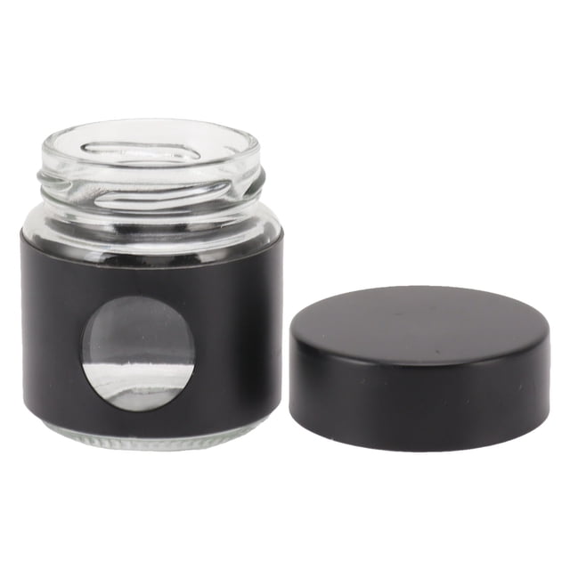Coffee Canister, Stainless Steel Glass Coffee Container Airtight Kitchen Food Storage Container Home Coffee Bean Storage for Kitchen Restaurant Cafe Shops